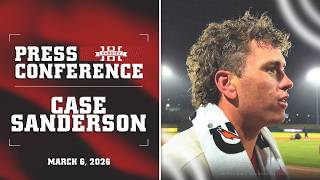 Husker Case Sanderson Walks It Off Against Michigan State | Nebraska Baseball Press Conference