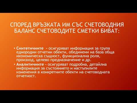 Видео: Как се водят счетоводни сметки