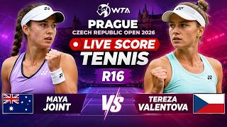 Maya Joint vs Tereza Valentova 🎾LIVE SCORE TENNIS WTA PRAGUE CZEZH REPUBLIC OPEN 2026 | R16