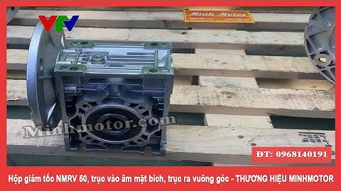 Hộp giảm tốc NMRV 50, trục vào âm mặt bích, trục ra vuông góc, 0901460163, MINHMOTOR (2023)