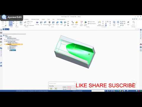 #24 solid edge loft cut tutorials for beginners