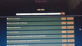 Todo-List App Using React js