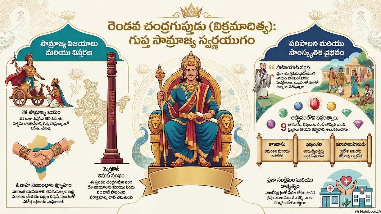 చంద్రగుప్త-2 చరిత్ర l ChandraGupta 2 history 
