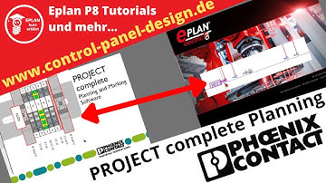 PROJECT complete Planning und EPLAN. Schnittstelle einrichten, Klemmleiste korrigieren, fertig!