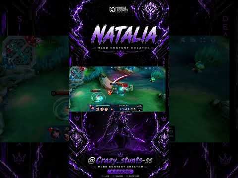 🔥 NATALIA MASSIVE DAMAGE 😈 | TOP GLOBAL NATALIA GAMEPLAY ENEMIES NEVER SAW THIS COMING!#mlbb#shorts