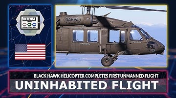 US Black Hawk helicopter completes first unmanned flight