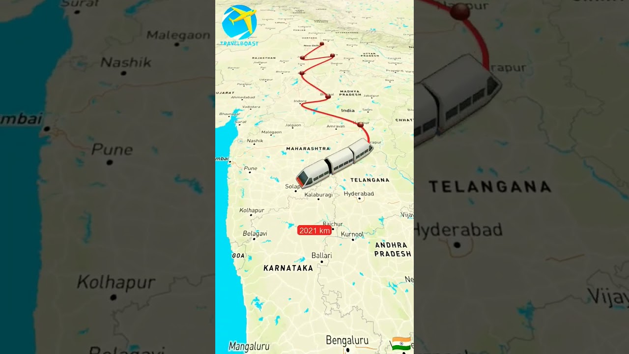 12628 - Karnataka Express From New Delhi to Bangalore is departure at 8:00 a.m. 