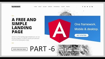 Create your first website using angular 6 -- Part 6 WITH AUDIO