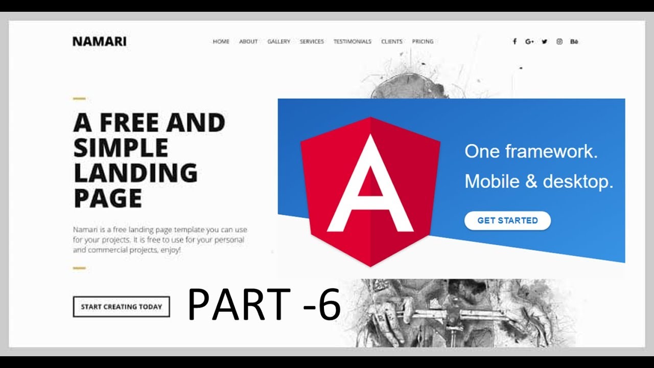 Create your first website using angular 6 -- Part 6 WITH AUDIO - YouTube