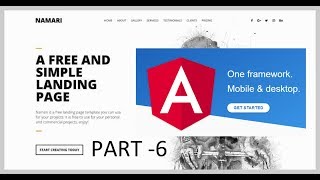 Create your first website using angular 6 -- Part 6 WITH AUDIO