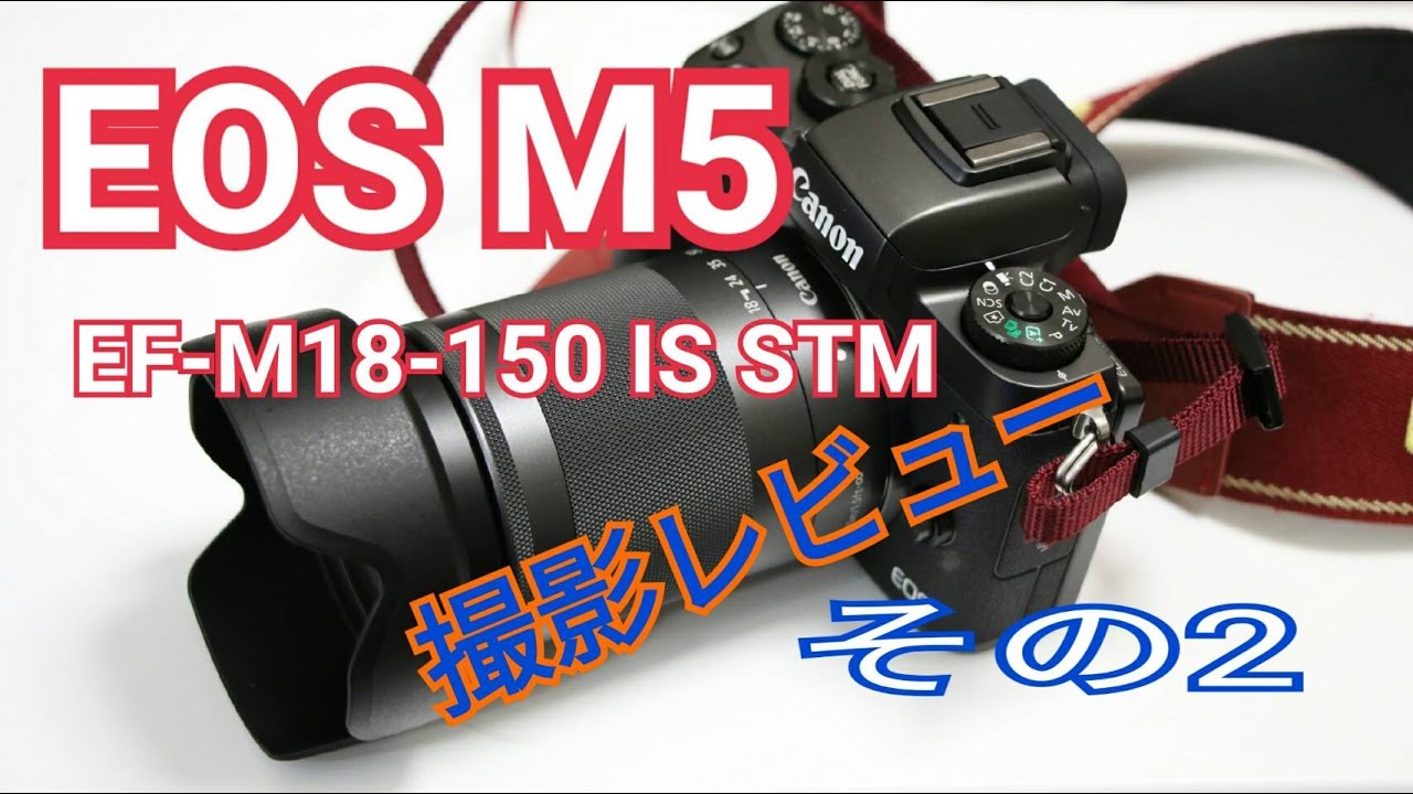EOS M5とEF M18-150mm F3 5 6 3 IS STM撮影レビューその2 - YouTube