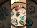 If you like my textures, subscribe for tutorials. Some suitable for air-dry clay. #ceramic #kiln