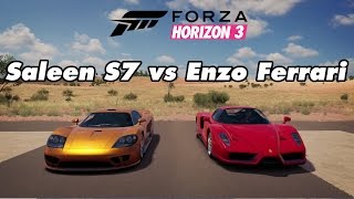Forza Horizon 3 Drag Races #82 - Saleen S7 vs Ferrari Enzo Ferrari