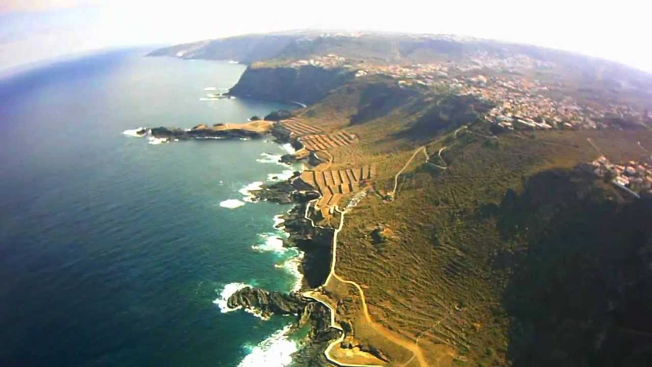 VOLANDO SOBRE CANARIAS - COSTA DE LA MATANZA A VALLE DE 