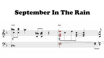 Thumbnail of September In The Rain - jazz standard - Piano sheet music | PDF download