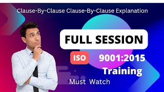 Details ISO 9001:2015 Training | Quality Management System | Understanding the ISO 9001 Guide