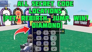 EVERY SECOND YOU GET +1 JUMP MAP FORTNITE - ALL SECRET CODE (PET, REBIRTH, JUMP, WIN, DIAMOND)