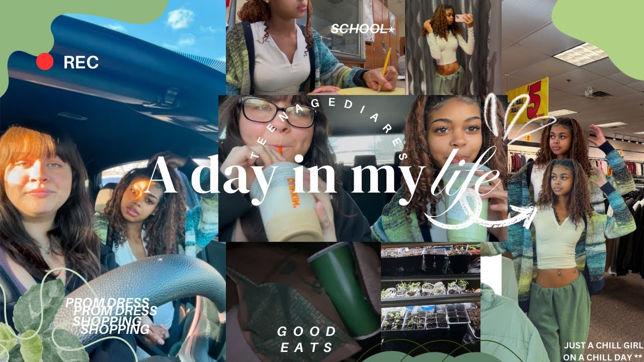 TEENAGE ✰ DIARIES | EP 001 | friends, prom dress shopping,school|