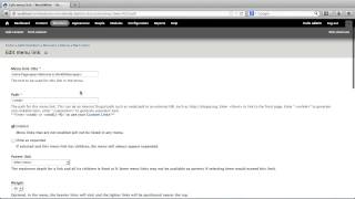 Edit Menu Links - Worldwide Drupal Premium Theme