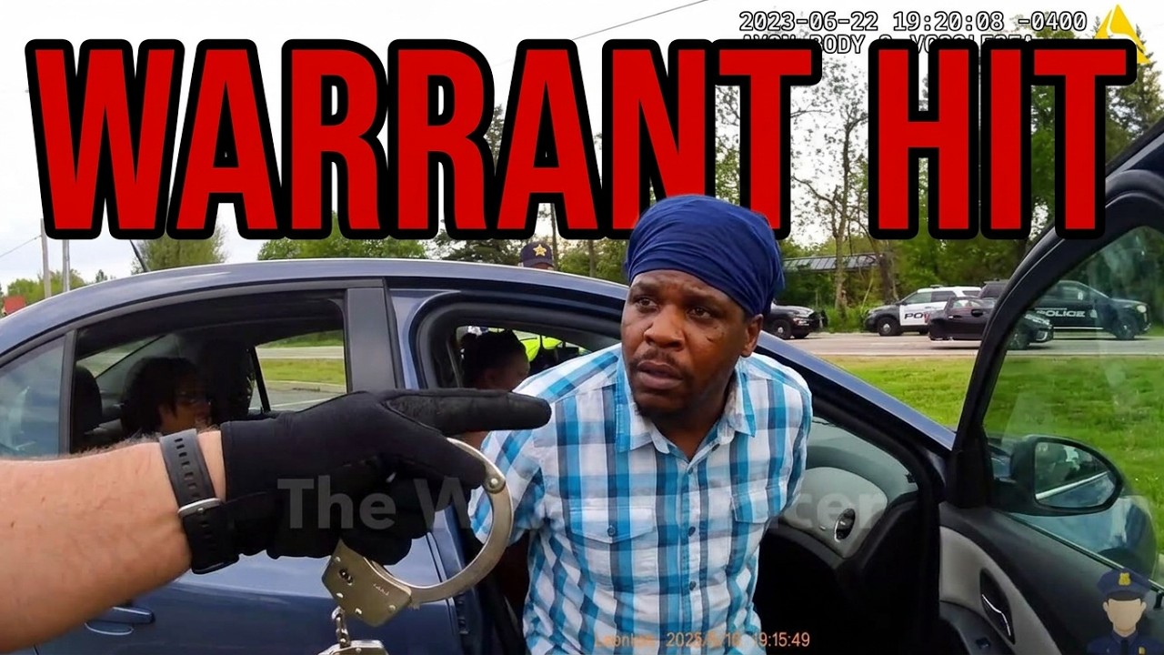 Police Surprise Man During Traffic Stop After Finding $125,000 Warrant ...