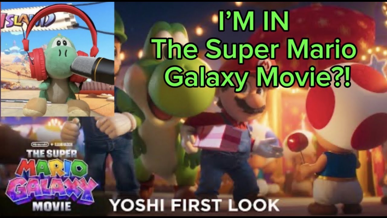 Yoshi reacts to The Super Mario Galaxy Movie Trailer!
