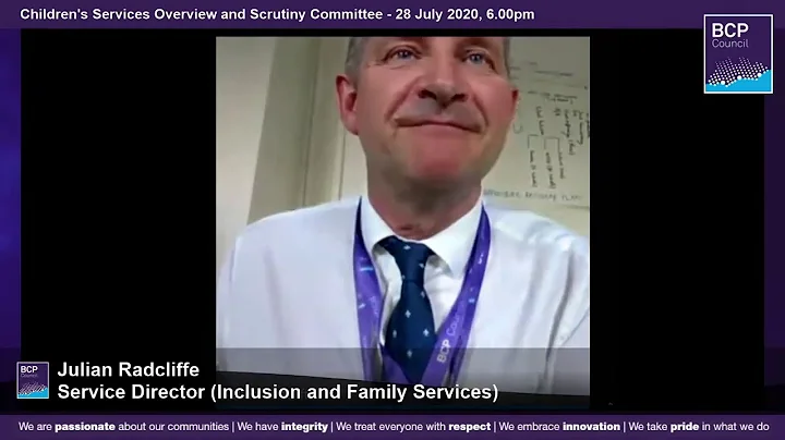 Children's Services Overview and Scrutiny Committee 28 July 2020, 18.00  |  BCP Council
