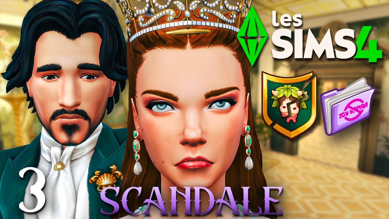 Un accouchement ROYAL & un SCANDALE en plein BAL 👑 | Les Sims 4 Héritage & Royauté