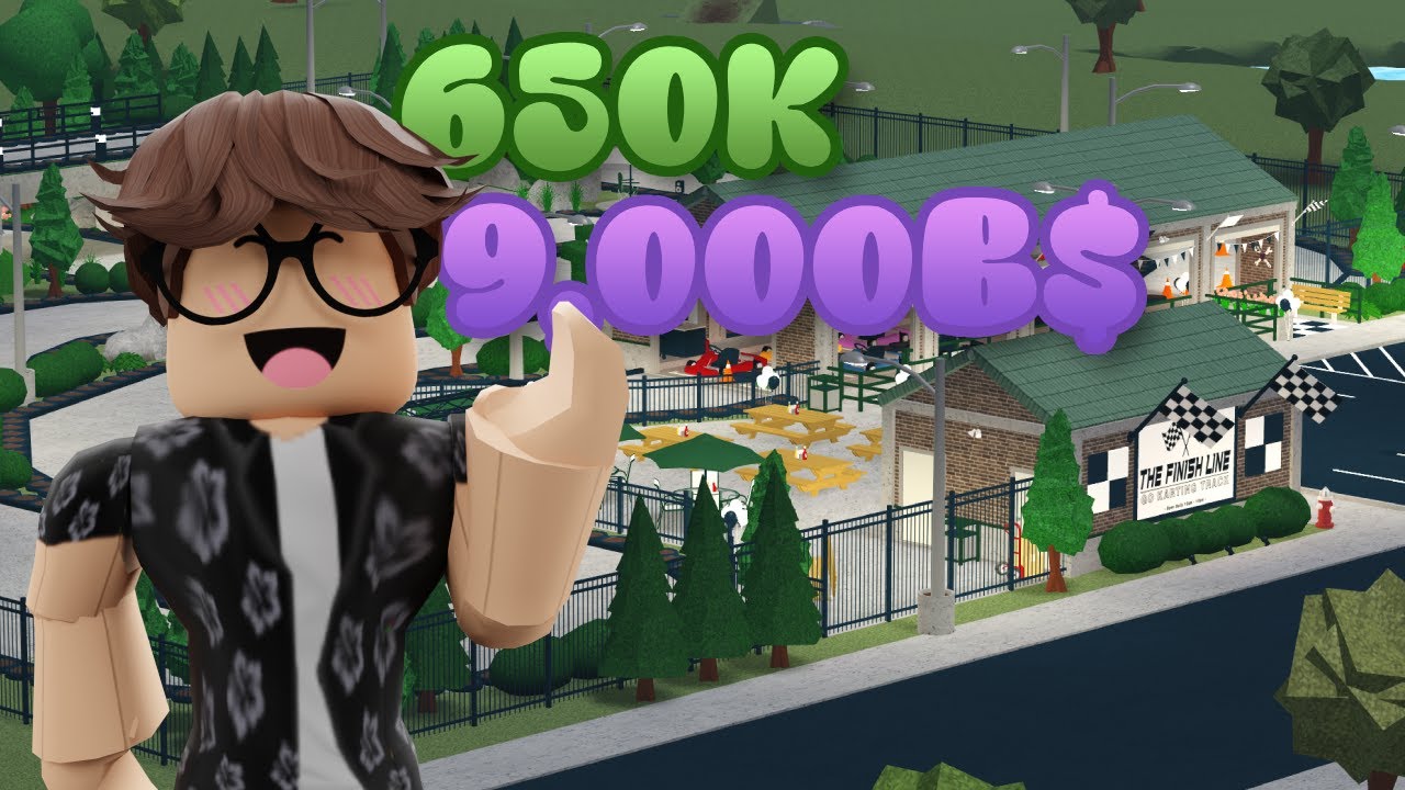 Touring the new prebuilt Flash Finish (Go Kart Track)! Bloxburg YouTube