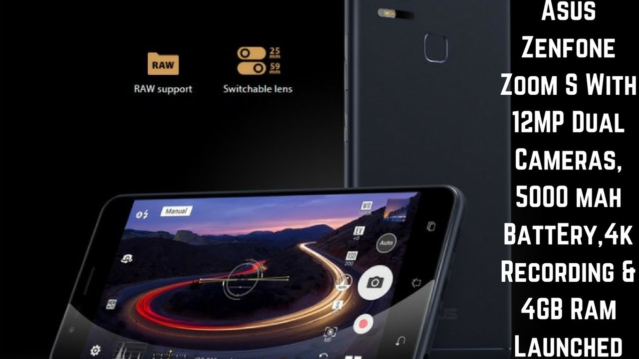 Asus Zenfone Zoom S With Full HD AMOLED| 5000mAh Battery Launched | Smartphones