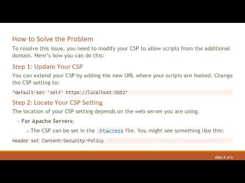 Resolving the Refused to Evaluate a String as JavaScript Error in Your Web Application
