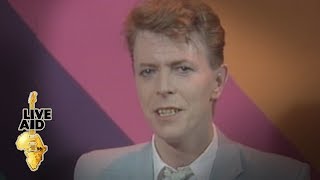 David Bowie - Interview (Live Aid 1985)