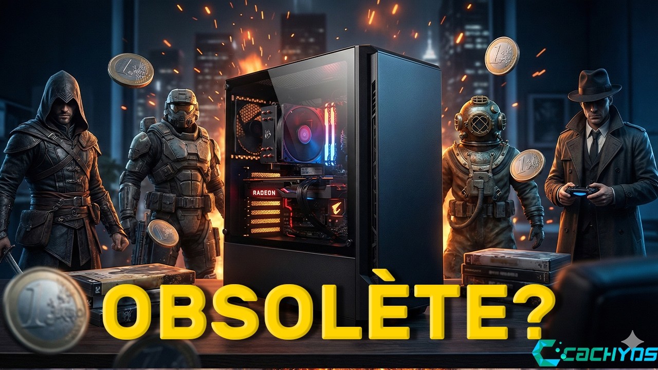 Abandonné par Windows. Pour 150€, il fait tourner les jeux de l'histoire sur Pc.