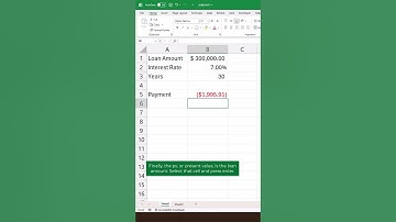 Mortgage Payment Calculator in Excel or Google Sheets