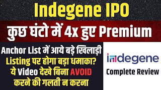 REVIEW🔥Indegene IPO Complete Grey Market Activity | Upcoming IPO in May 2024