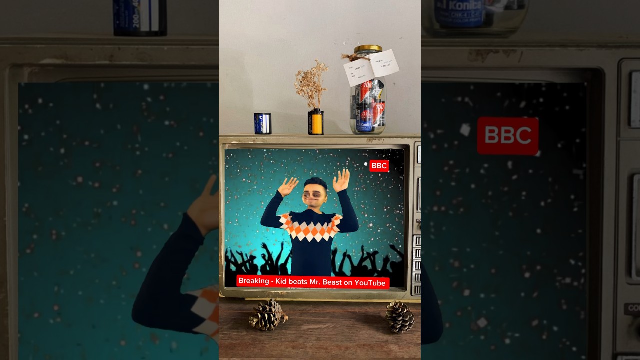 😱Breaking News! : A kid wins Mr Beast on Youtube