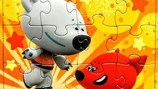 Ми Ми Мишки - Тучка и Лисичка играют в мяч - Puzzles for children | Dasha Kids