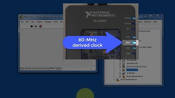 LabVIEW code: Derived clock domains (expected results)