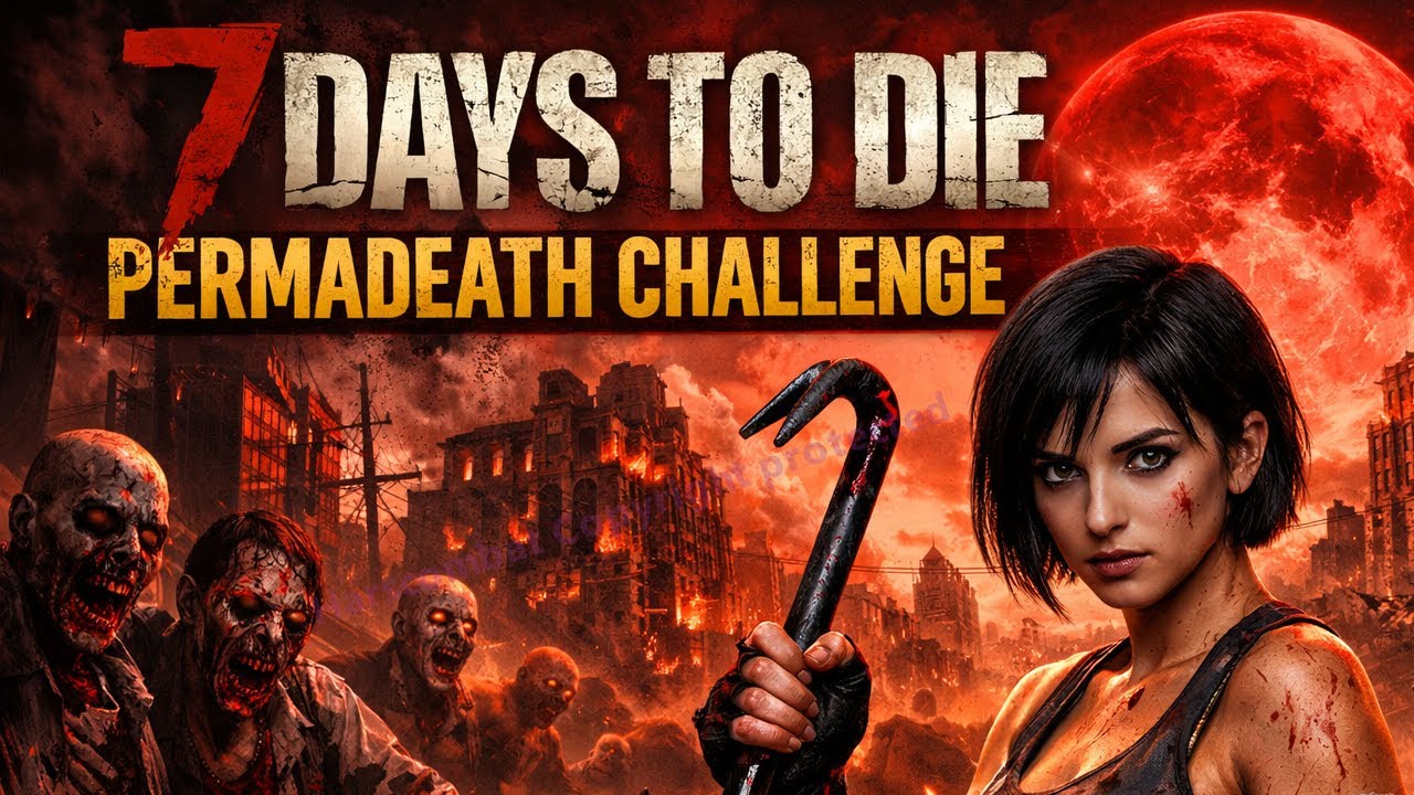 7 days to die permadeath survival guide day 26 road to burn forest the mask challange
