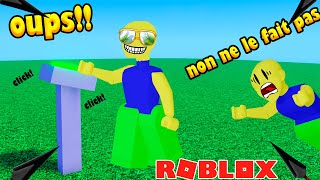 ON CLICK SUR LE BOUTON😰(Roblox)