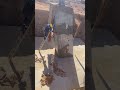 Pad & Chimney Foundation preparation grinding & Col tar epoxy