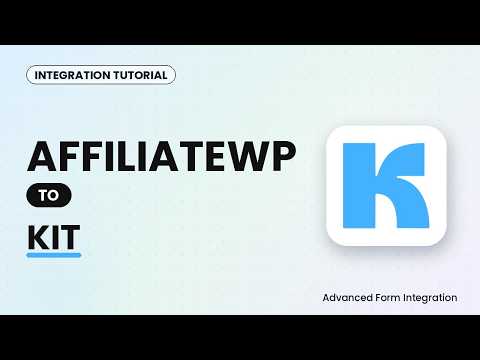 AffiliateWP to Kit Integration Tutorial | AFI