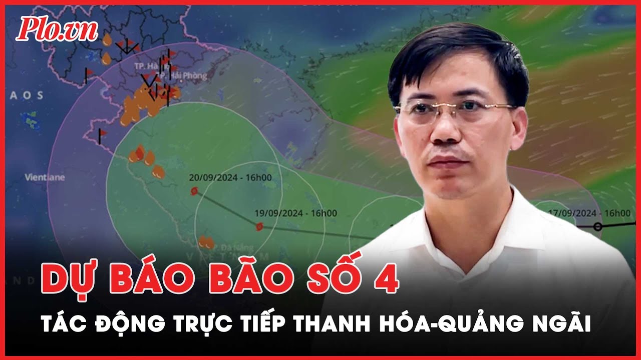 Áp thấp nhiệt đới có thể thành bão số 4, tác động trực tiếp Thanh Hóa ...