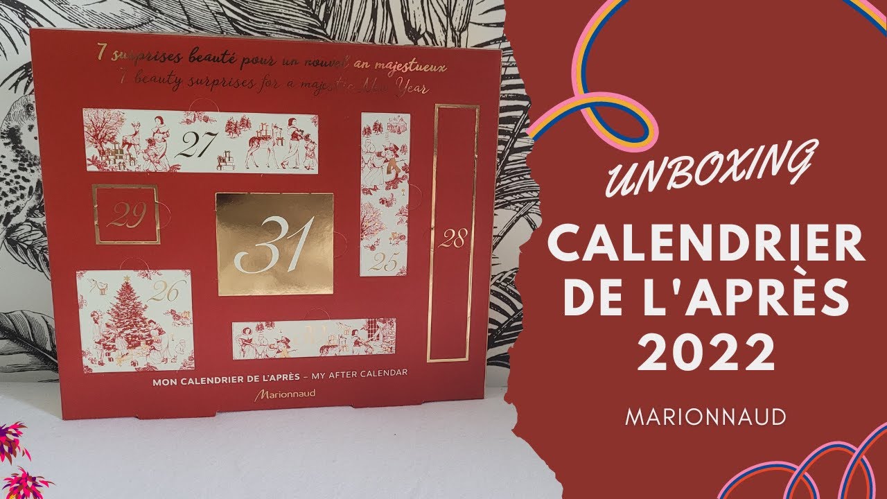 calendrier de l apr�s marionnaud
