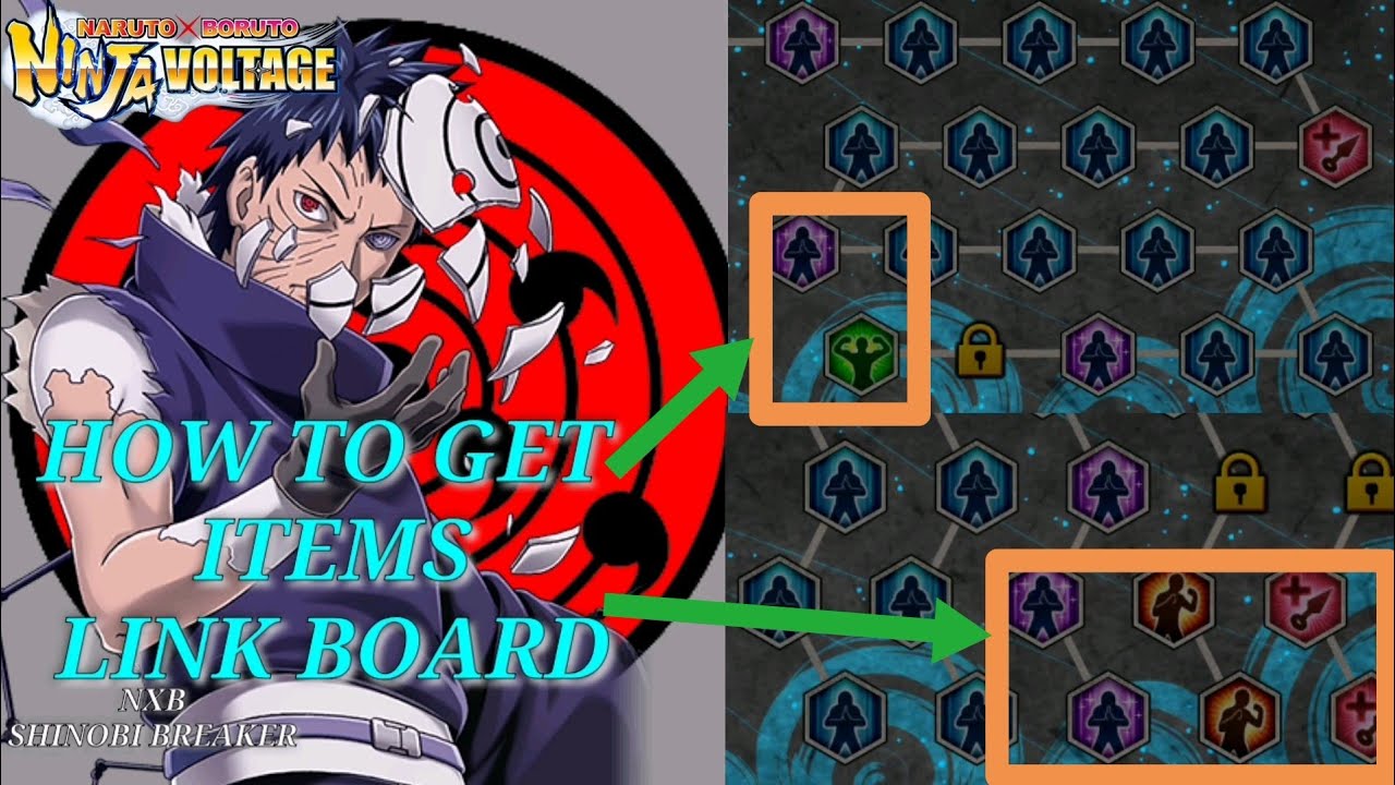 NxB NV Guide to Link Board How it works? Naruto x Boruto Ninja