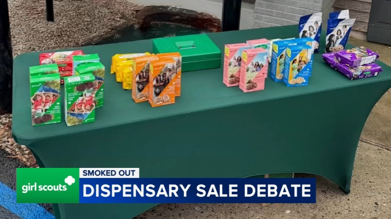 Girl Scout troop's cookie booth outside Mount Laurel marijuana dispensary draws praise, criticism