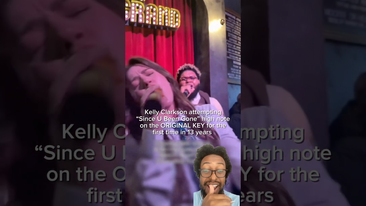 Kelly Clarkson singing original &ldquo;Since U Been Gone&rdquo; high note for 1st time in 13 years #reaction