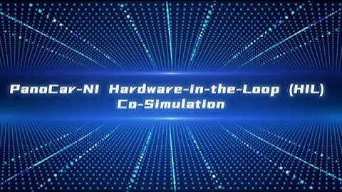 PanoCar-NI Hardware-in-the-Loop (HIL) Co-Simulation