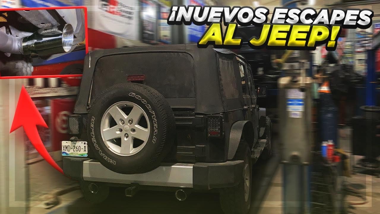 NUEVOS ESCAPES PARA MI JEEP *En Hangar-1* | ManuelRivera11