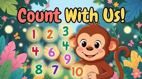 Counting With the Jungle Friends! 🐵🦁 1–10 Learning Song for Kids | Maris Learning Kids...