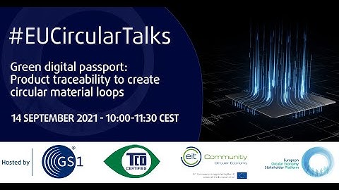 #EUCircularTalks: Product traceability to create circular material loops